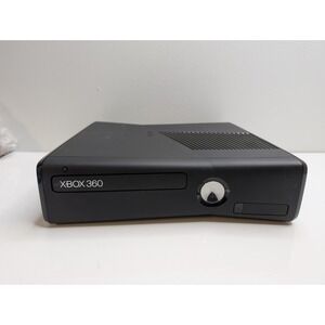 Microsoft Xbox 360 S Matte Black Console 1439 Factory Security Seal Intact